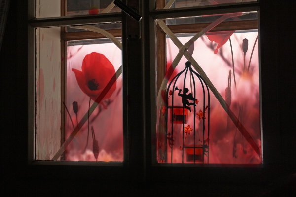 Creation of Valentine Poppy's: Step 6